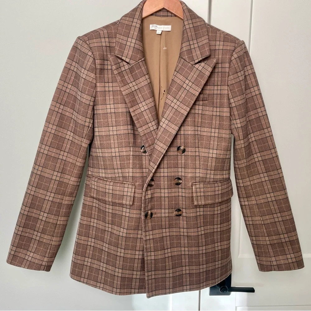 Favorite Daughter Phoebe Plaid Blazer, FDxNuuly, Large - Picture 5 of 13